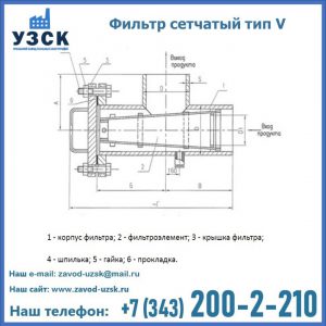 Фильтр сетчатый ФС по Т-ММ-11-2003 в Стерлитамаке