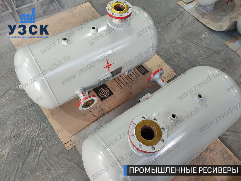 фотография промышленных ресиверовдля газа Стерлитамак